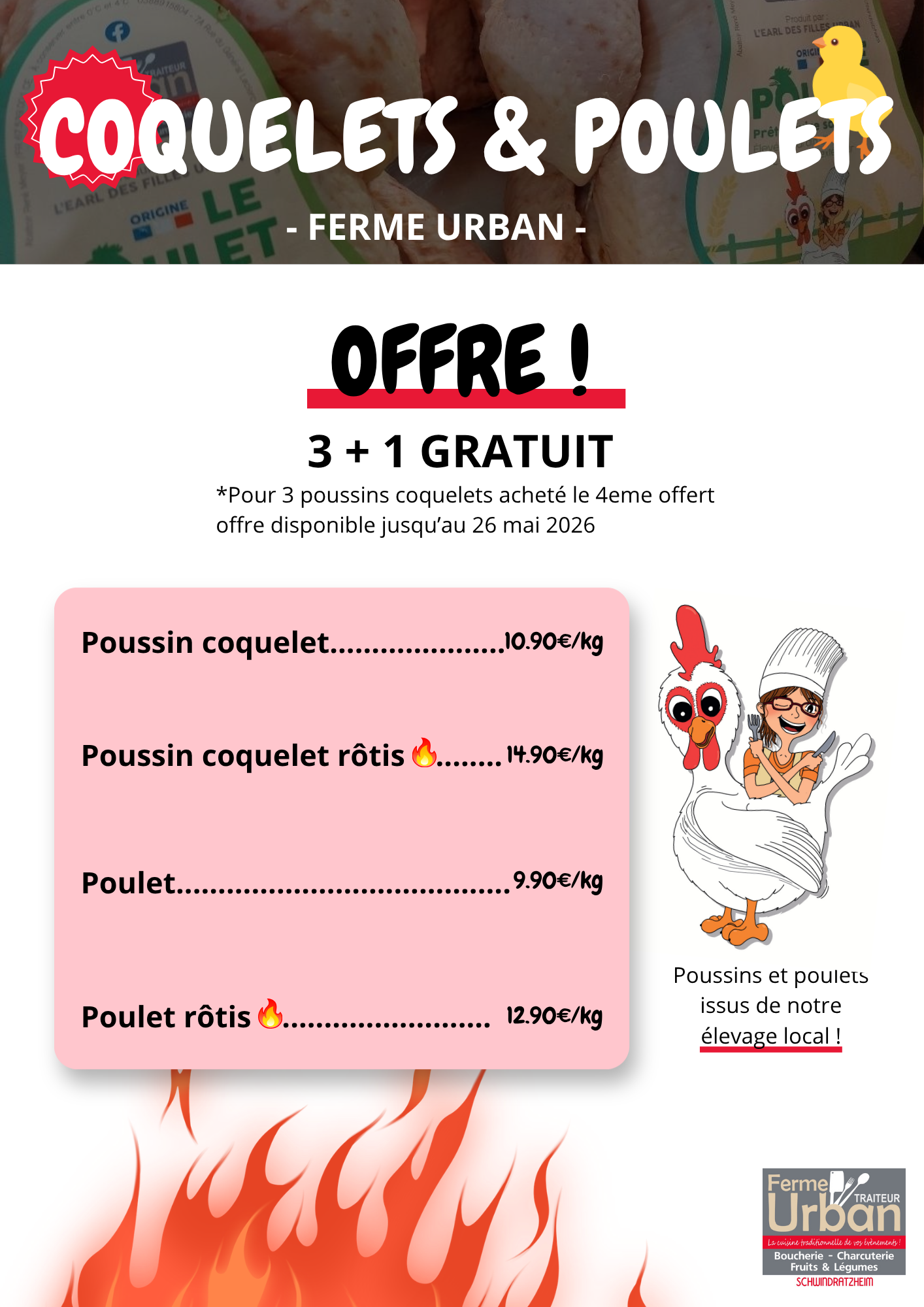 Flyer Nos Poulets Rotis